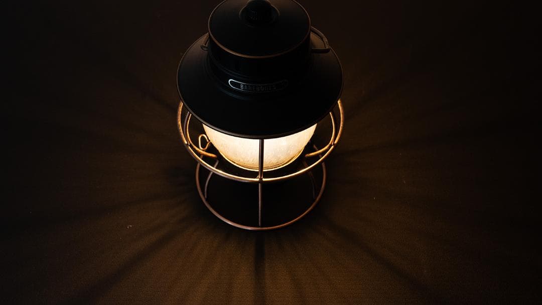【希少品】ベアボーンズ レイルロードランタン LEDリミテッドアンバー ケース付