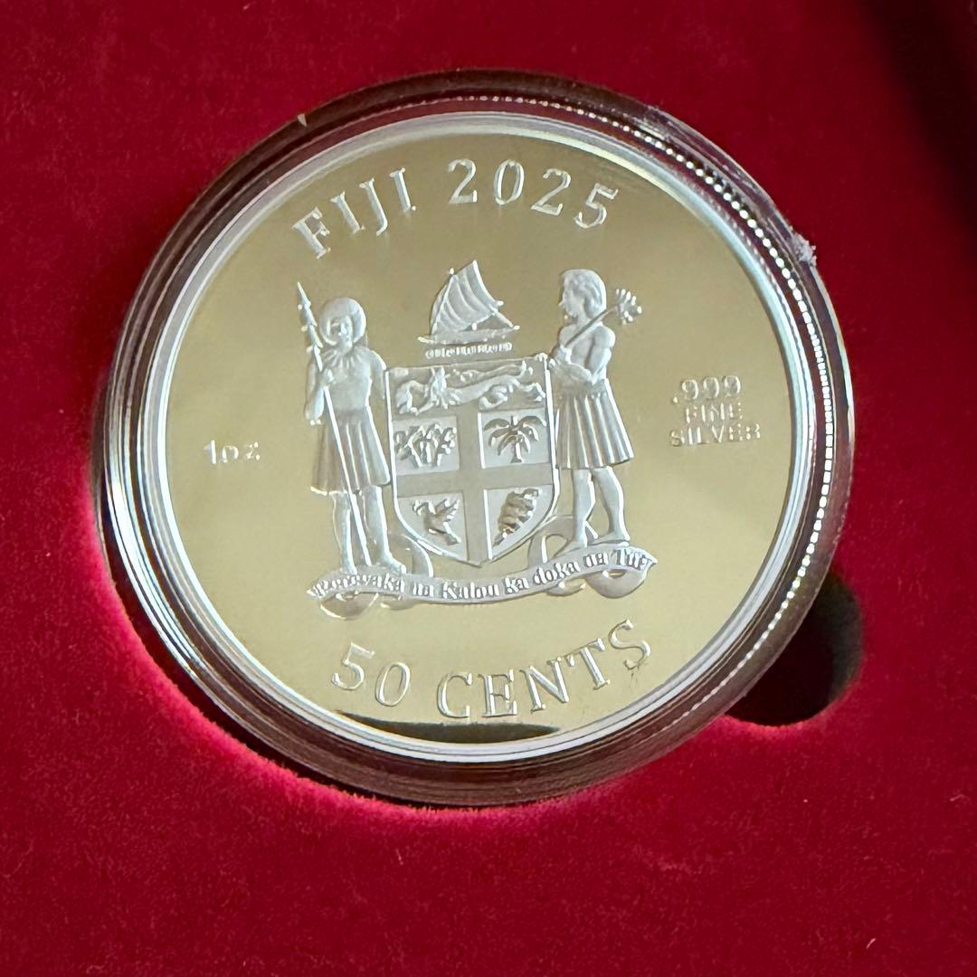 レア☆2025 1oz フィジー キャット 猫 銀貨 純銀 シルバー