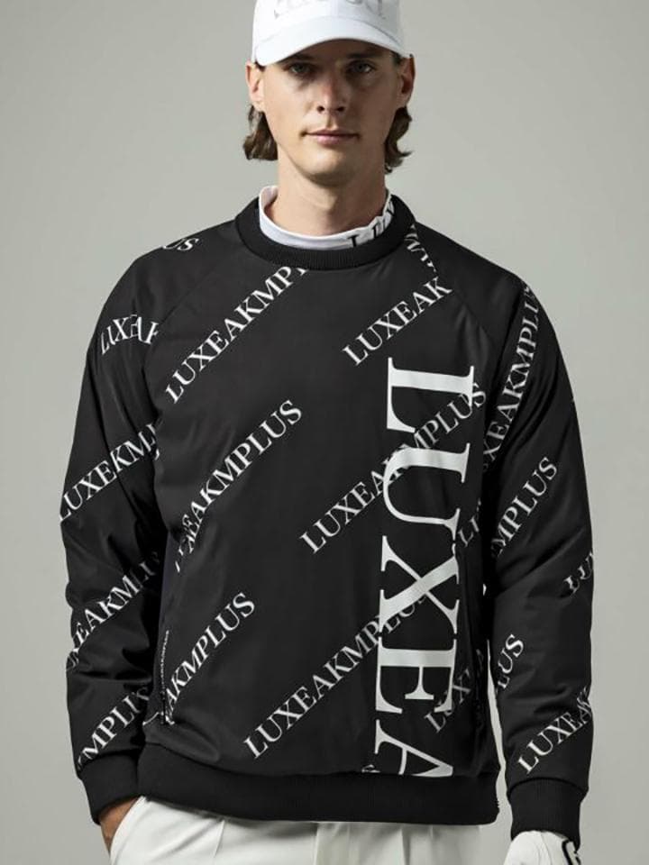 LUXEAKMPLUS 23AW バイカラー総柄中綿 スニードジャック ゴルフ