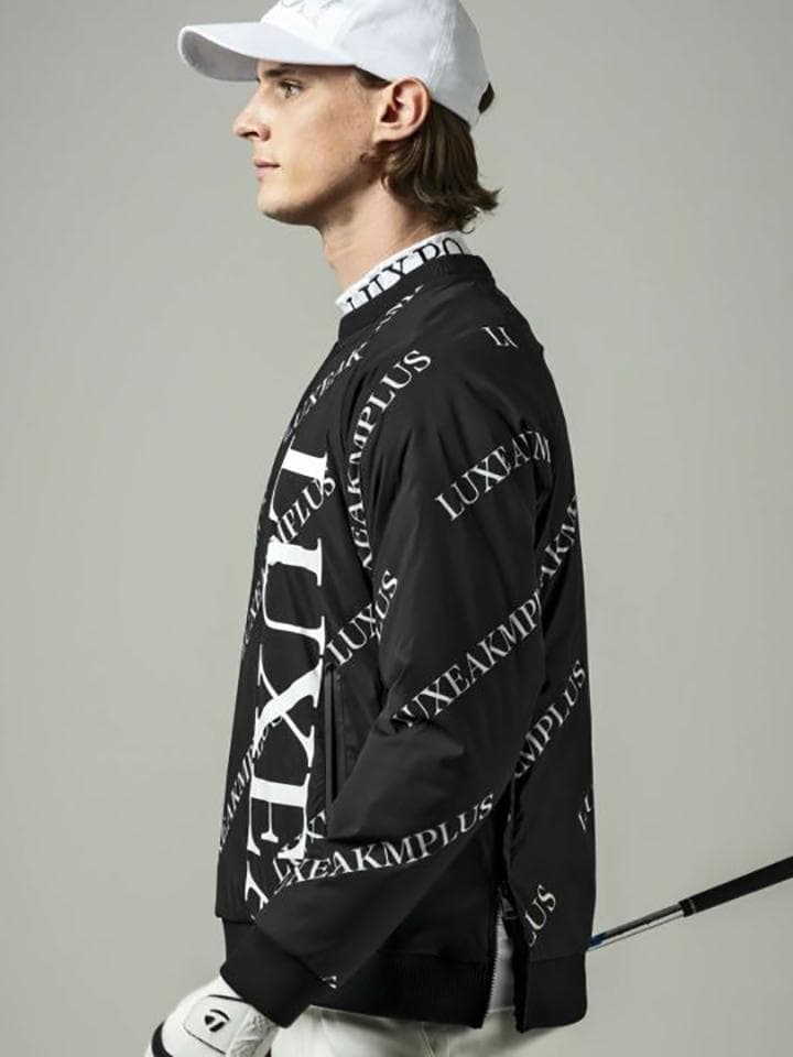 LUXEAKMPLUS 23AW バイカラー総柄中綿 スニードジャック ゴルフ