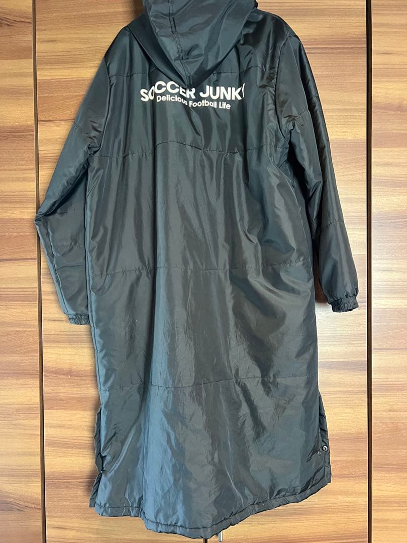 soccer junk ベンチコート 黒