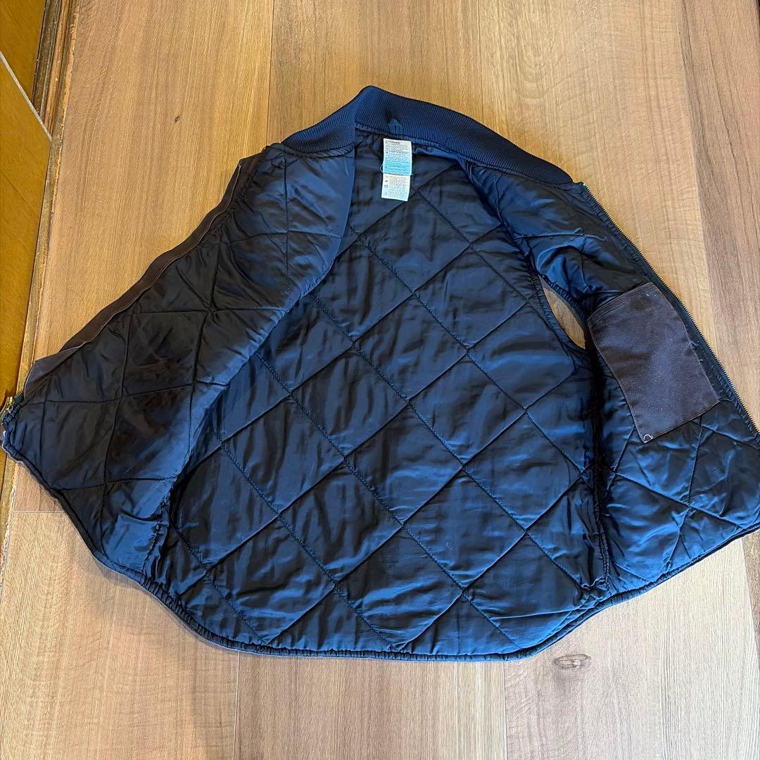 Carhartt アメリカ製　ダックベスト　ダークブラウン　Ｍサイズ
