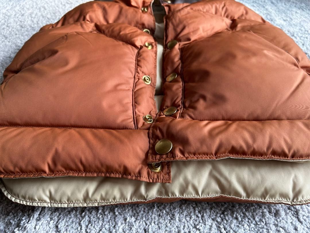 RockyMountainFeatherbedダウンベスト 36レザーヨーク美品