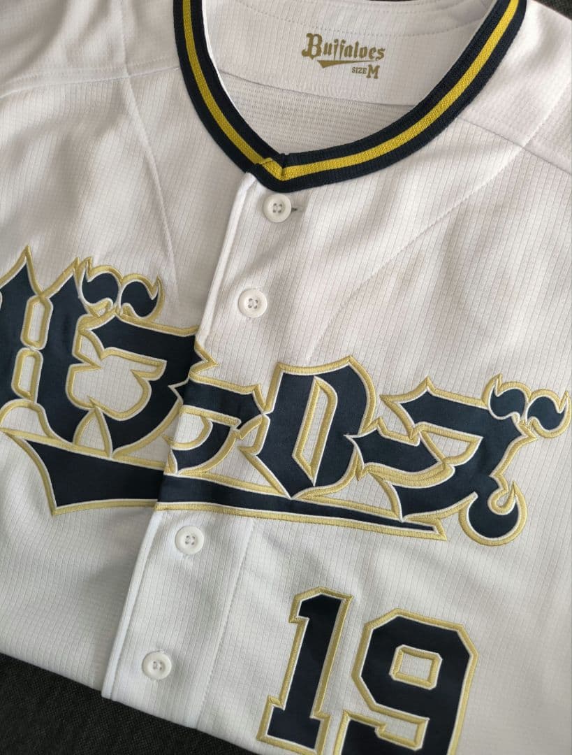 オリックスバファローズユニフォームニックネーム山岡泰輔タイチャン 19サイズM