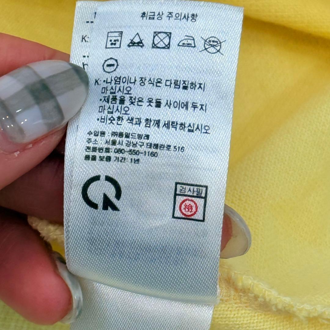 ラコステ ポロドレス ポロワンピース ロング スリムフィット 36 イエロー美品