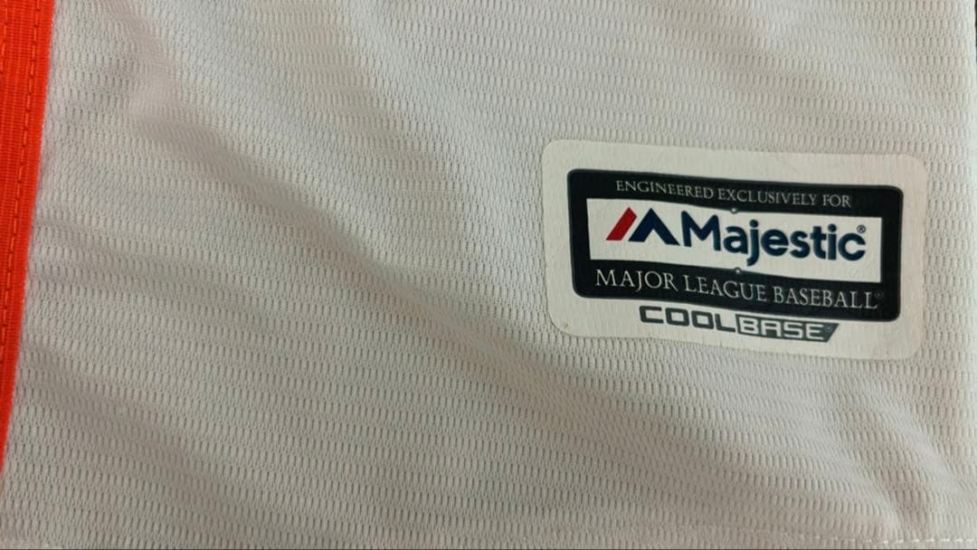 【majestic】ヒューストンアストロズ・ベースボールシャツ・ゲームシャツ
