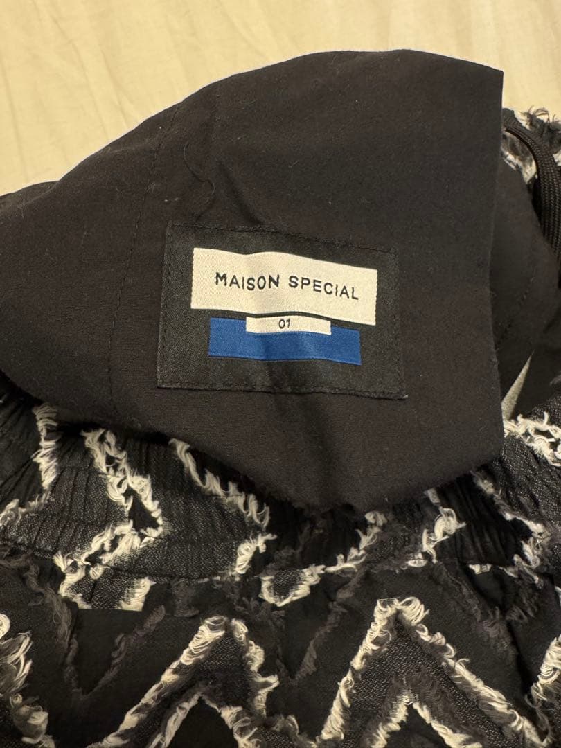 ち*様 MAISON SPECIAL ジグザグパターン バルーンパンツ