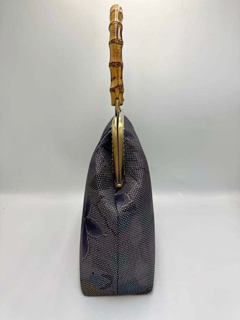【ハンドメイド】 大島紬 着物リメイク　ハンド バッグ2点セット #565
