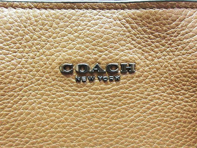 ● COACH レザー 2way トートバッグ ブラウン CR390 メンズ