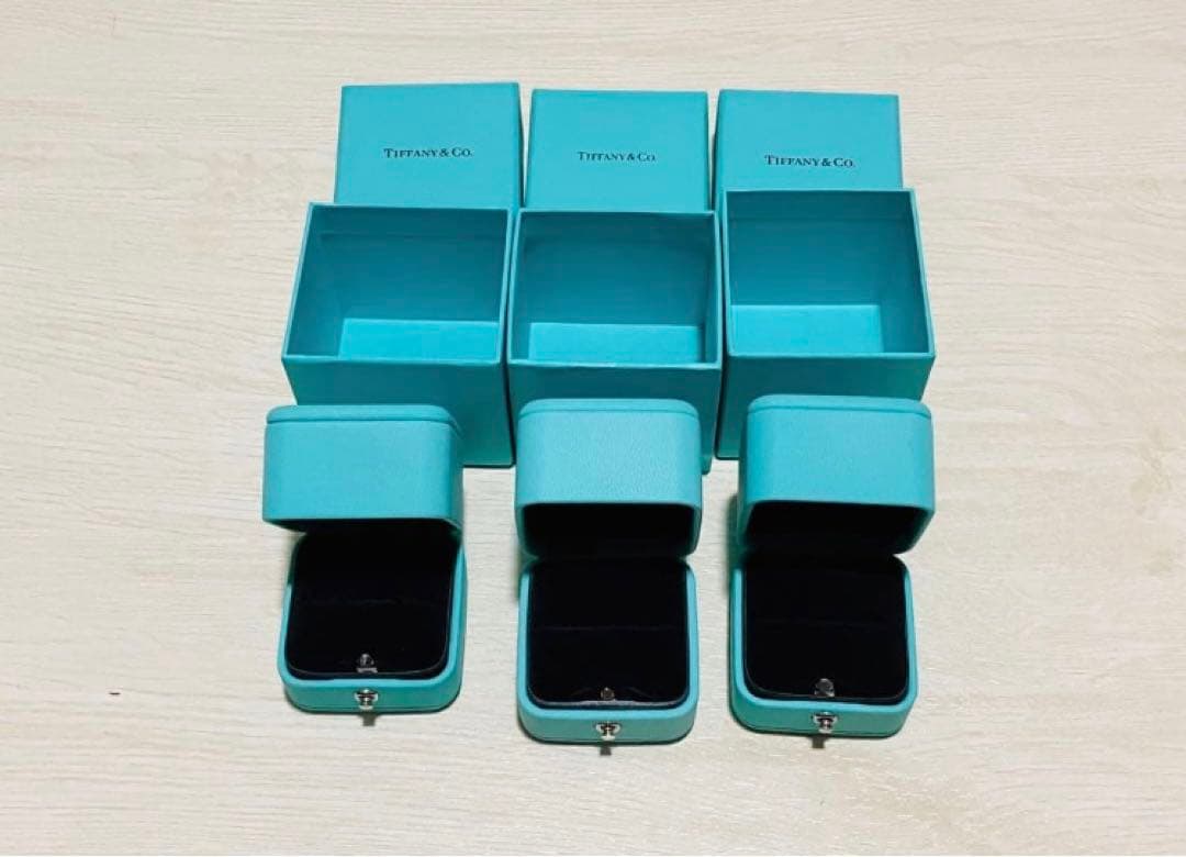 Tiffany & Co. ギフトボックス 3個セット　リングケース空箱　現行品
