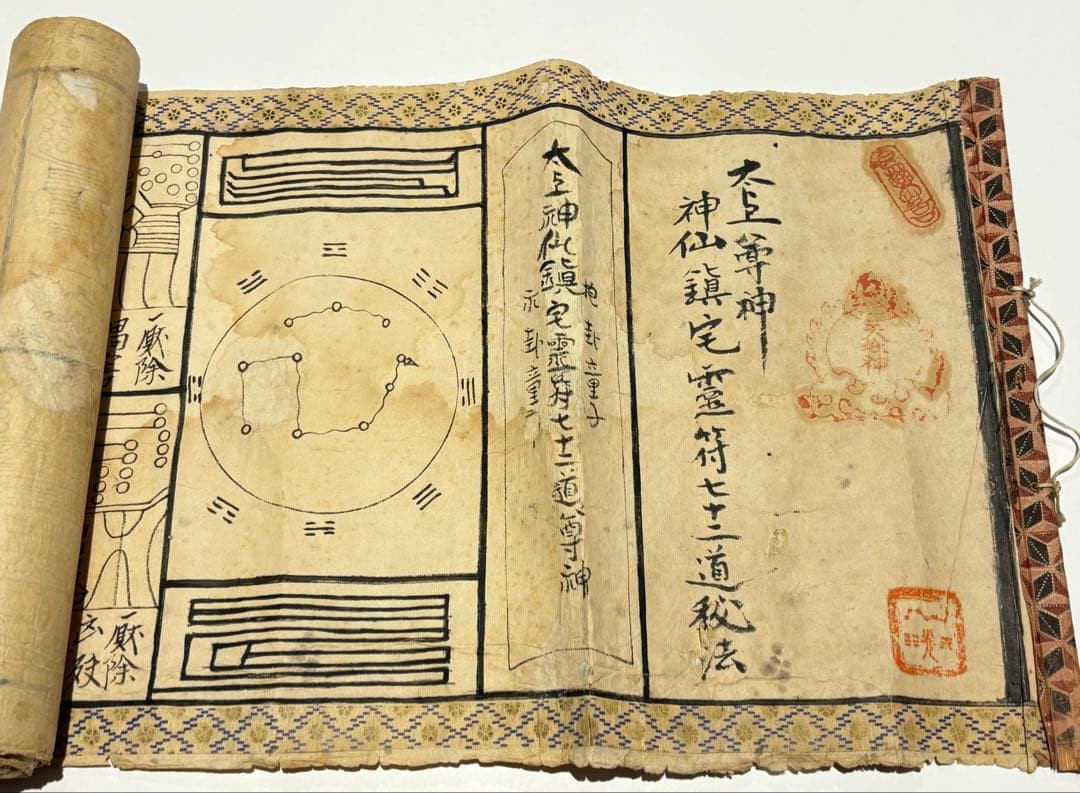「太上尊神 神仙鎮宅霊符七十二道秘法」明治三年写 1巻|和本 道教 妙見信仰