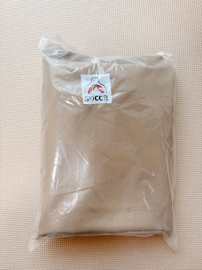 ★新品未開封品★socca(ソッカ)そのままポンチョ2 レインコート ベージュ