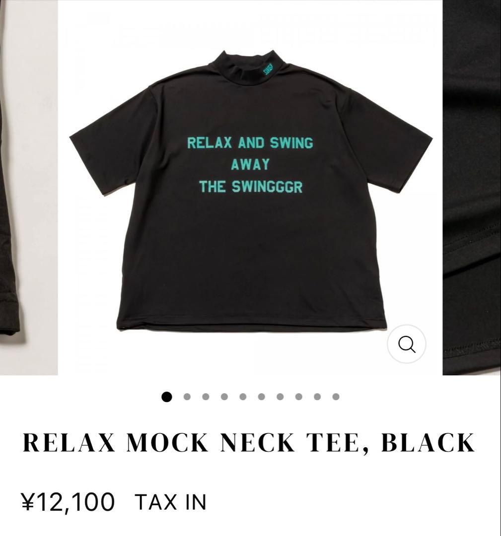 メンズウェア THE SWINGGGR MOCK NECK TEE