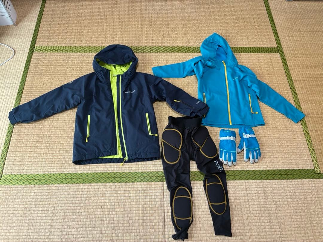 montbell モンベルKid's パウダーステップジャケット♯おまけ付140