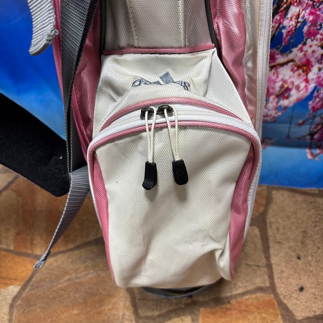 寶BV-1133 adidas アディダス スタンド式 キャディバッグ ピンク