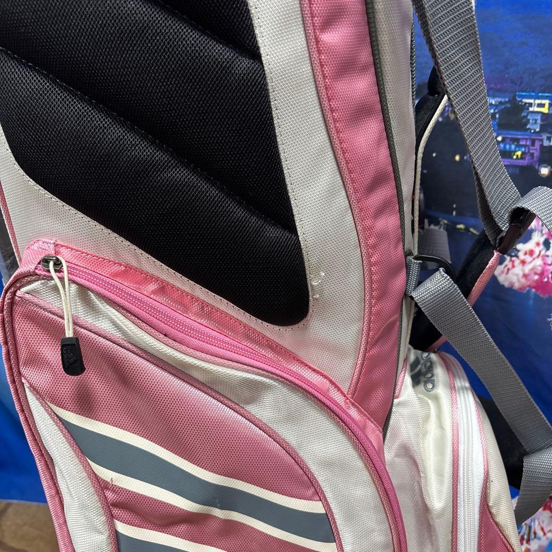 寶BV-1133 adidas アディダス スタンド式 キャディバッグ ピンク