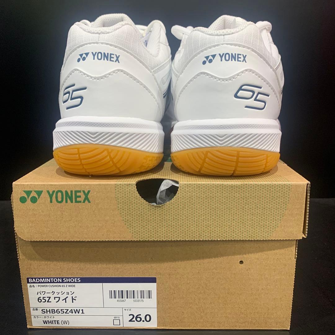 YONEX SHB65Z4W1 バドミントンシューズ 26.0cm ホワイト