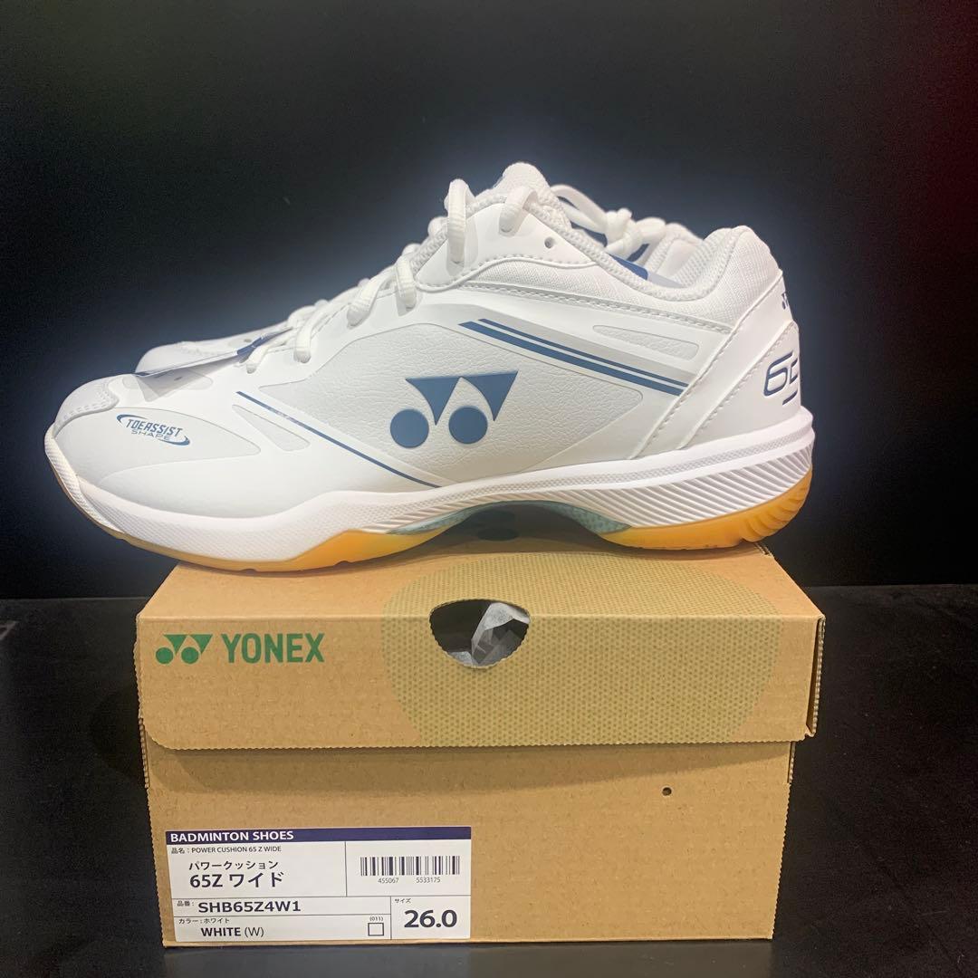 YONEX SHB65Z4W1 バドミントンシューズ 26.0cm ホワイト