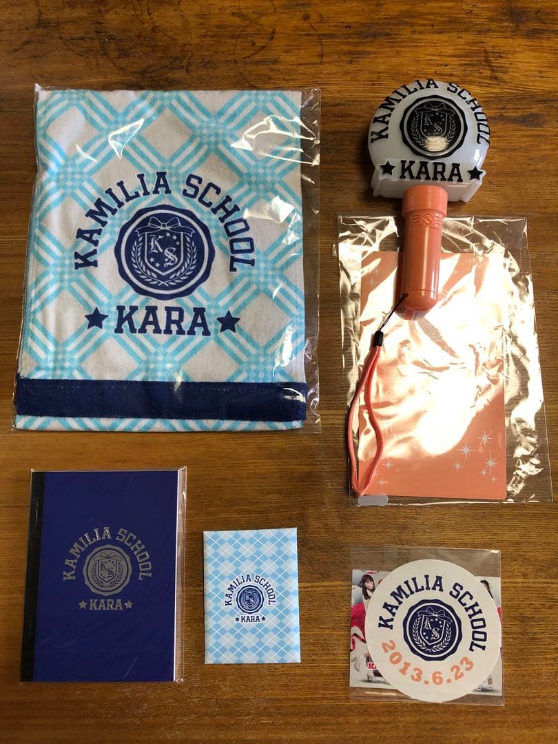KARA★KAMILIA SCHOOL★エコバッグ ペンライト 団扇 グッズ一式