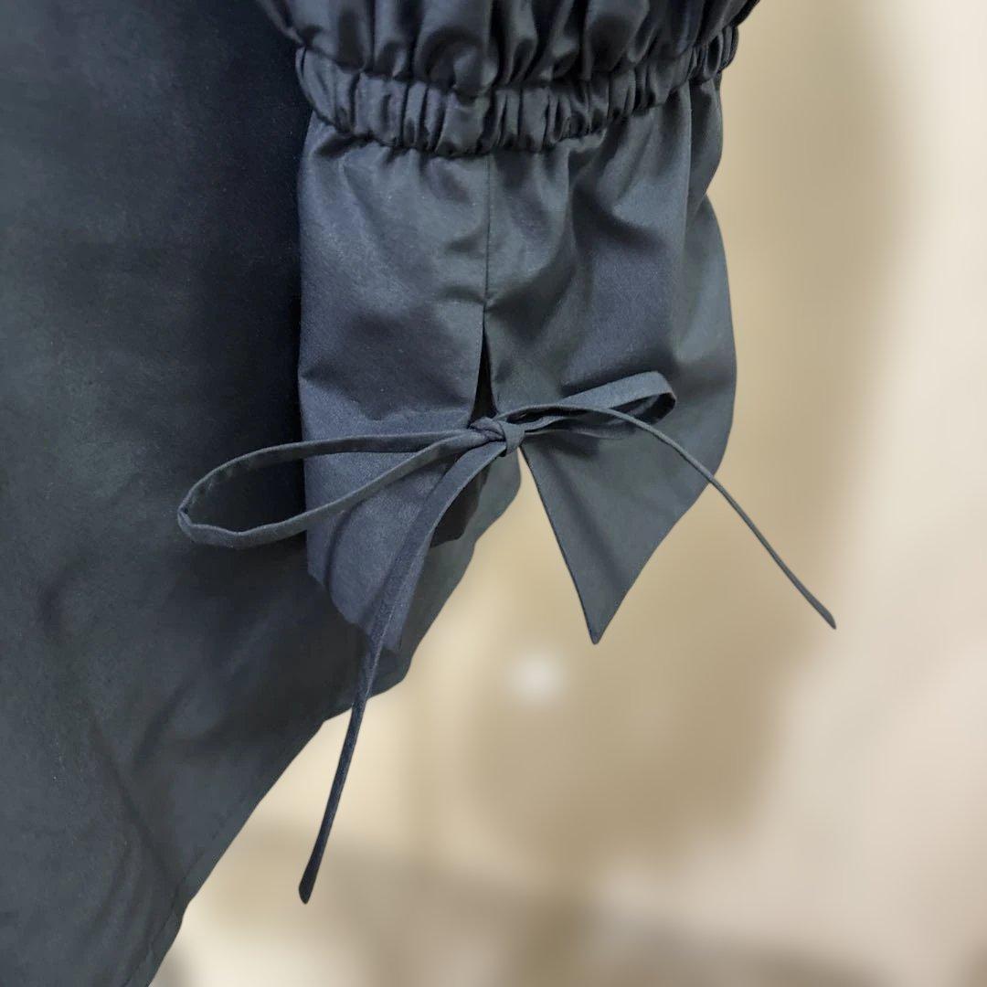 新品タグ付き　エムズグレイシー（M'S GRACY）黒のブラウス　サイズ40