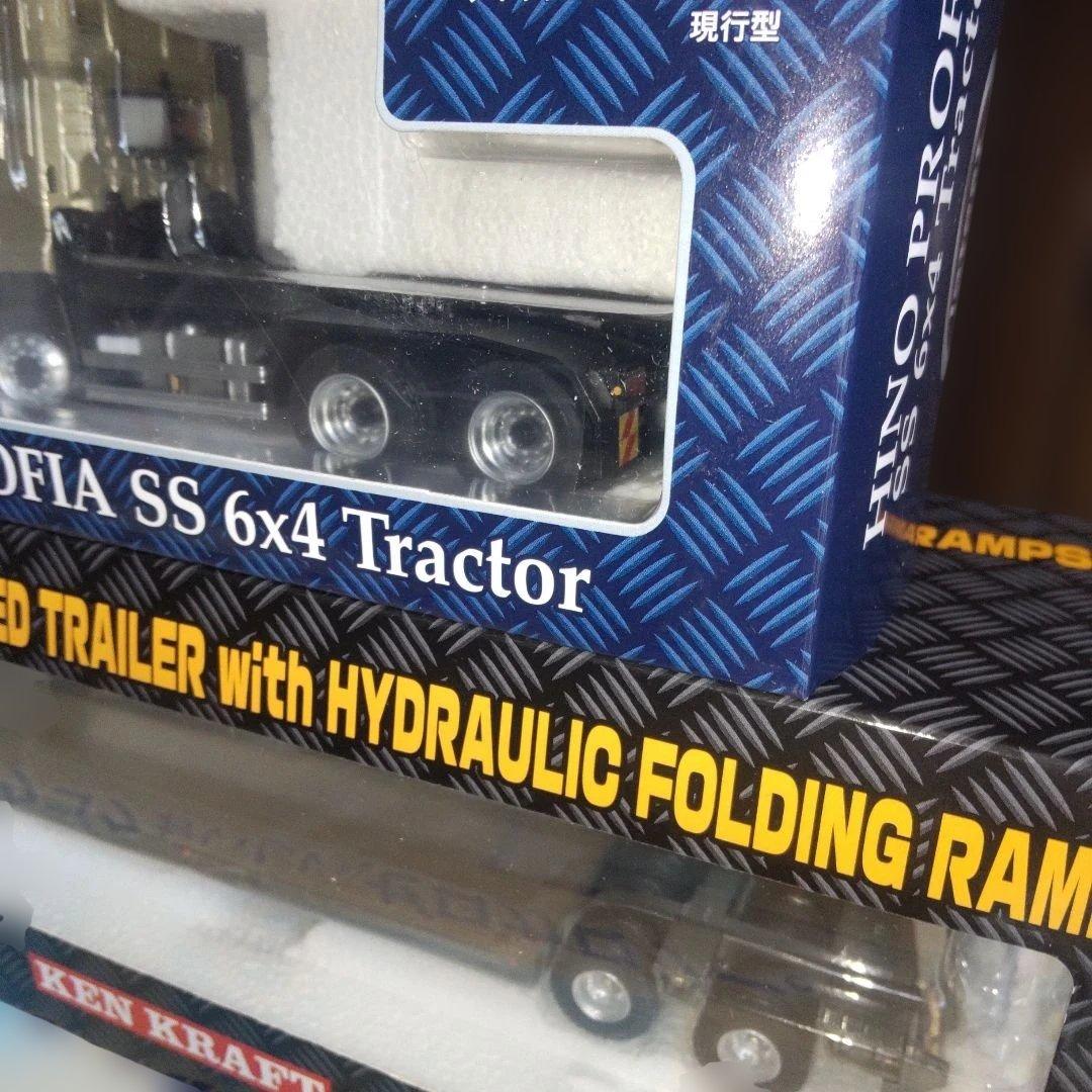 ケンクラフトHINO PROFIA SS 6x4 　トレーラーセット　1/50