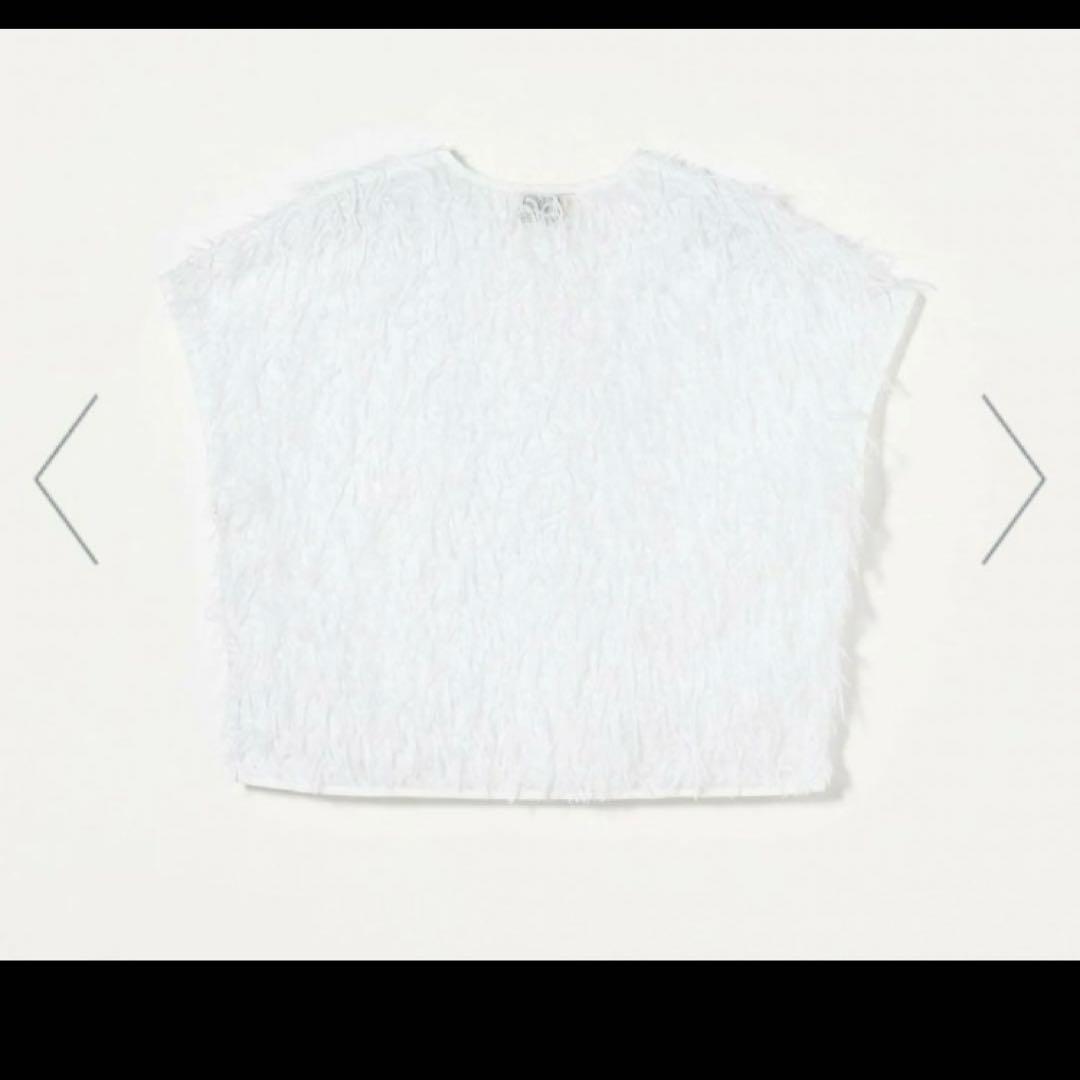 UNITED ARROWS ヘアリー カットジャガード ベスト
