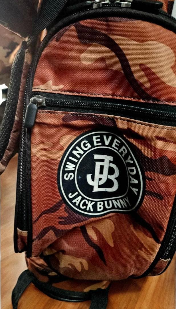 送料無料/美品　JACK BUNNY 迷彩キャディバッグ