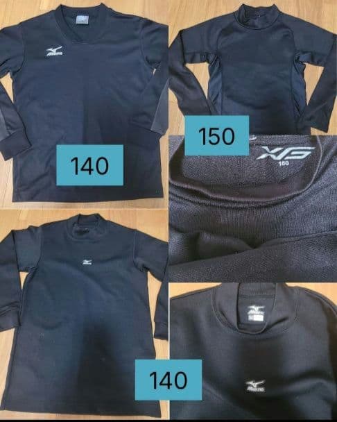 週末セールMizuno ZETT 野球ウェアセット 140 150 練習着