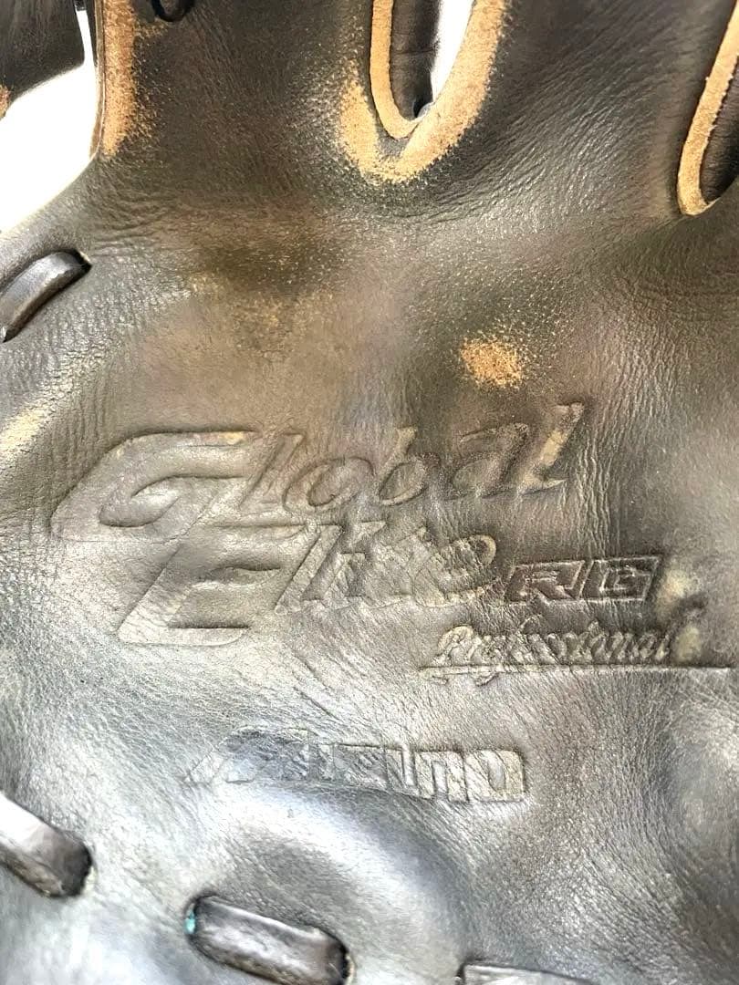 グローバルエリート　軟式　内野手用グローブ　少年用　坂本勇人モデル　黒