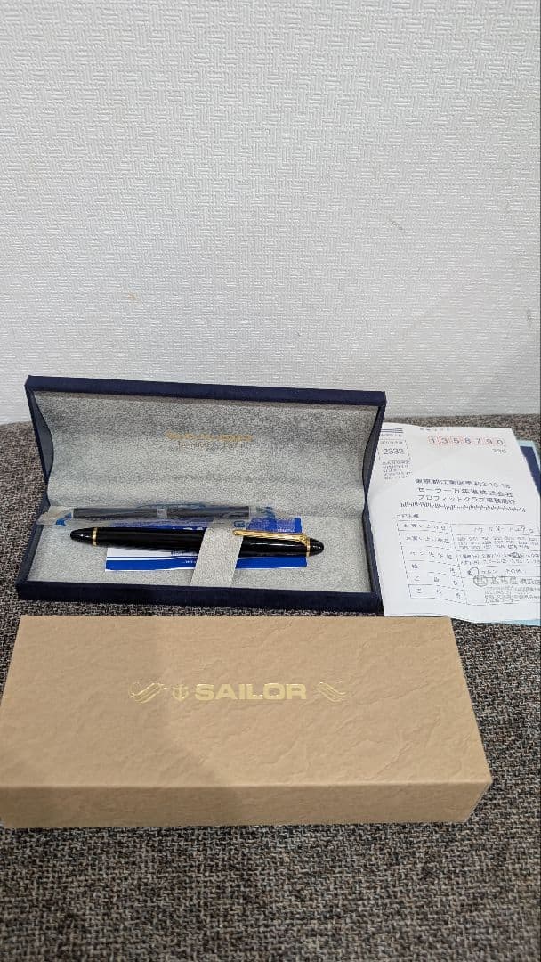 【値下げ】#SAILOR 1019#万年筆 #14kブルー、紺K. Oda刻印付