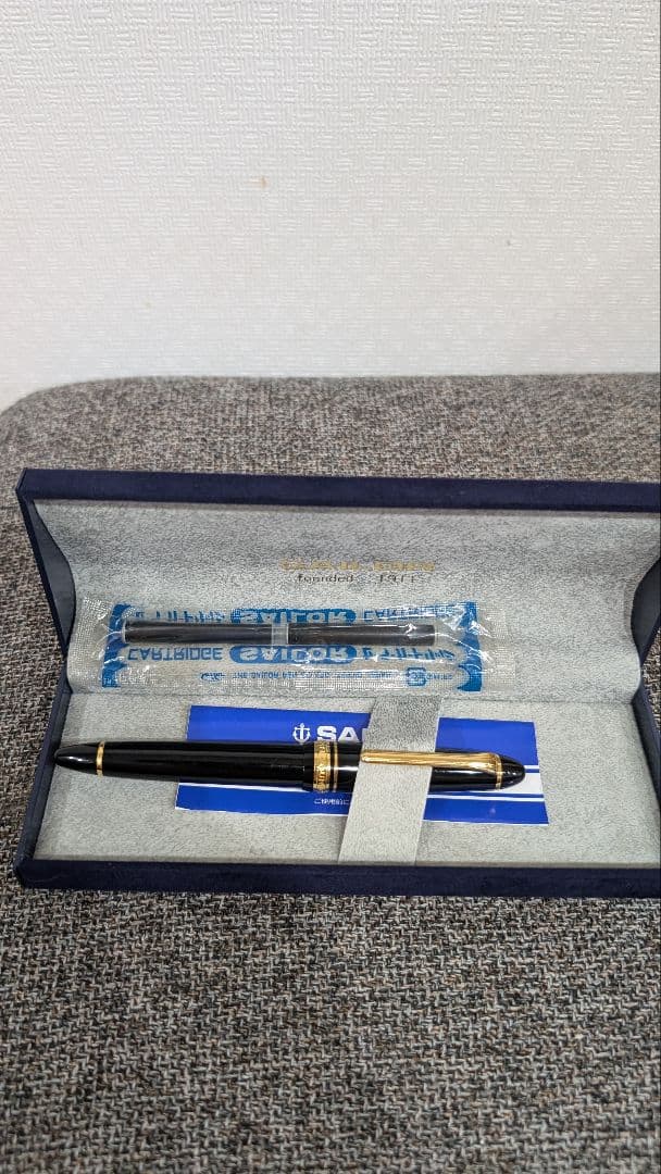【値下げ】#SAILOR 1019#万年筆 #14kブルー、紺K. Oda刻印付