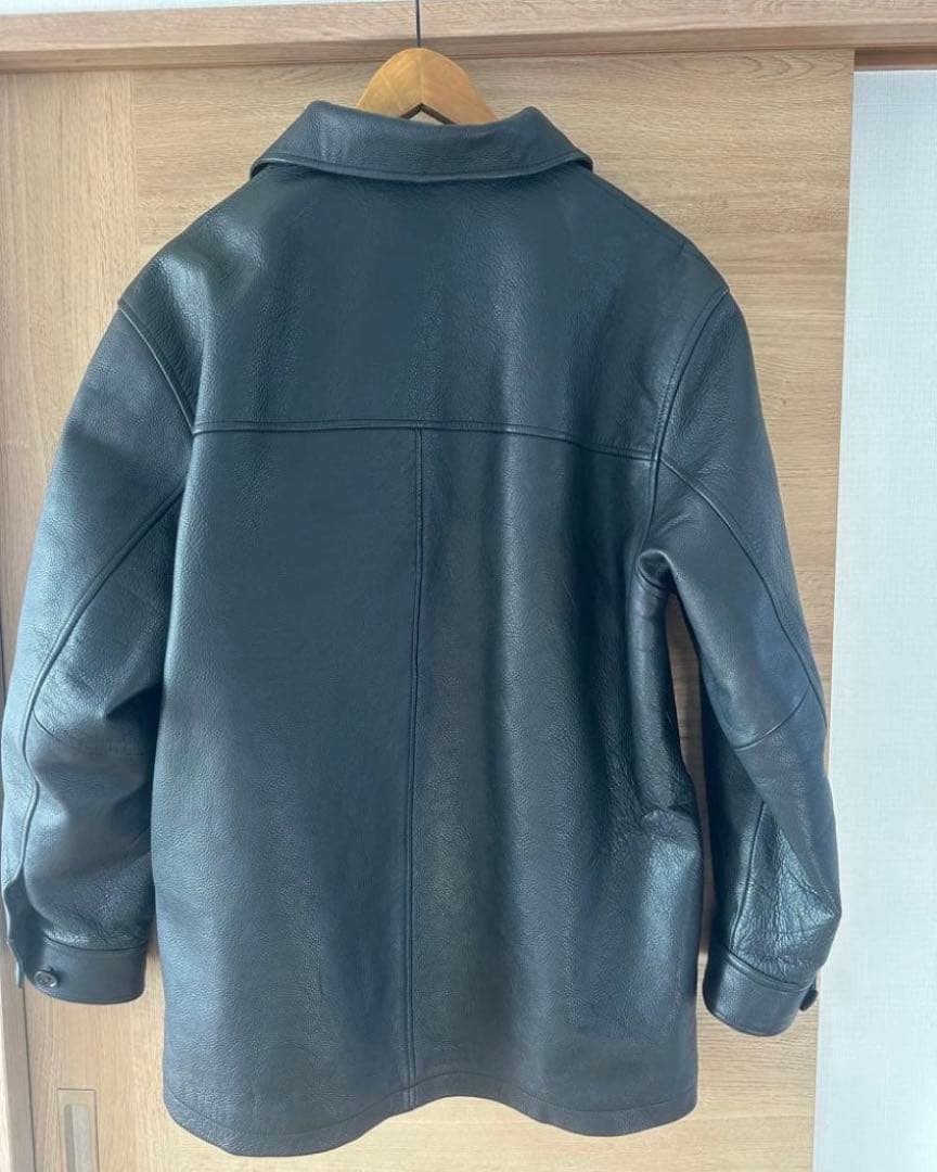 【未使用級】OLD GAP カーコート　本革　木村拓哉　野村訓市　着用　y2k