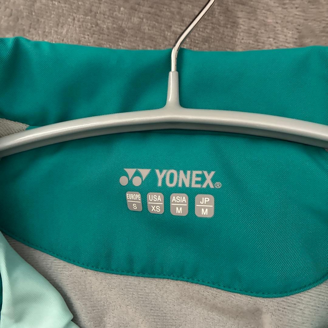 YONEX ウィンドブレーカー グリーン ジャケット JP M 美品 裏地付き