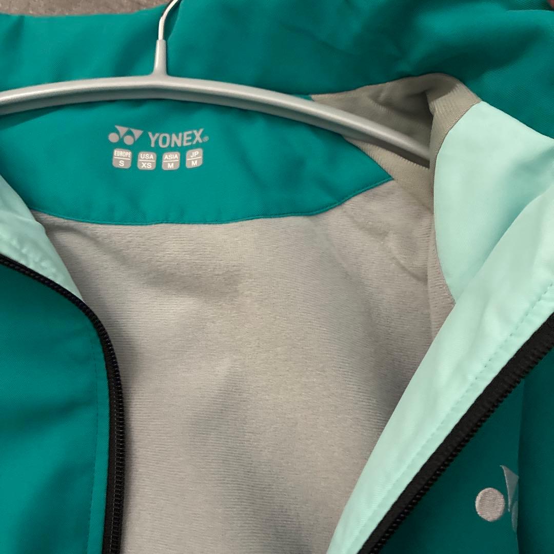 YONEX ウィンドブレーカー グリーン ジャケット JP M 美品 裏地付き