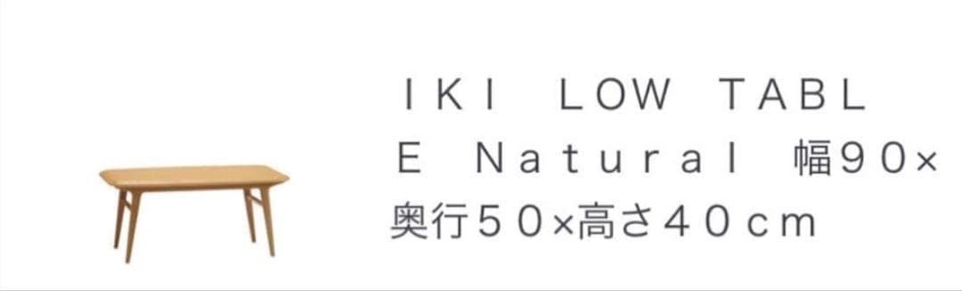 【本日限定価格】IDEE／イデー IKI ローテーブル