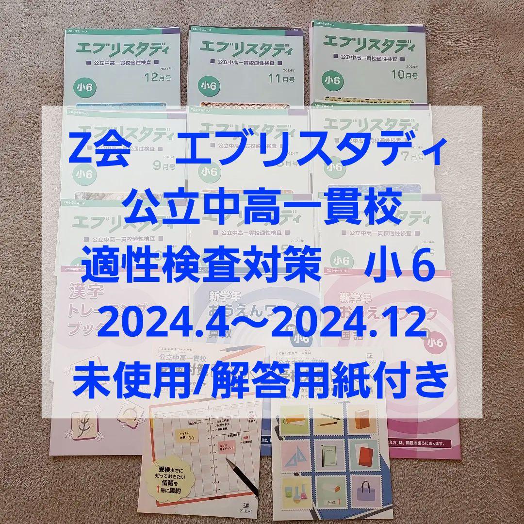 公立中高一貫校 適性検査対策 小6 エブリスタディ Z会