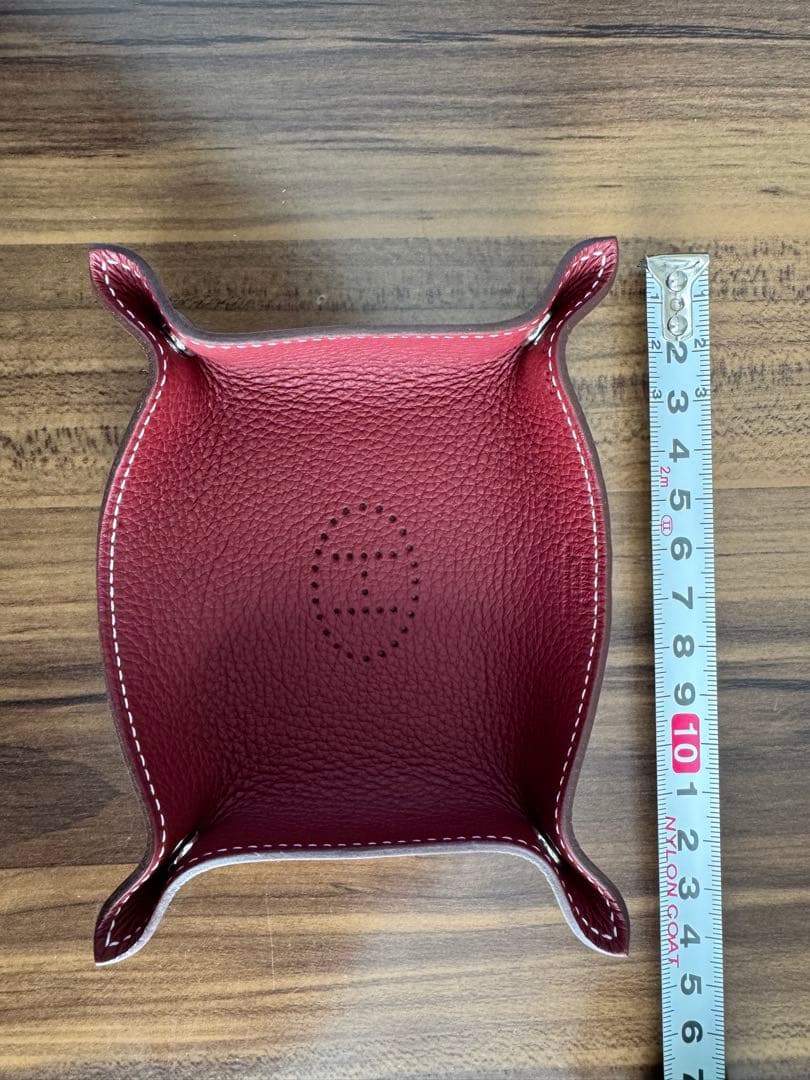 極美品　HERMES エルメス　ヴィドポッシュ　小物入れ　トレイ　B刻印　本革