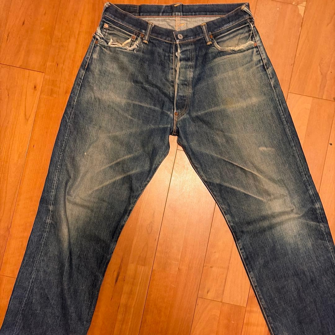 （正規品）EVISU ビックカモメ ブラックブルーデニム大黒 ホワイト 赤耳