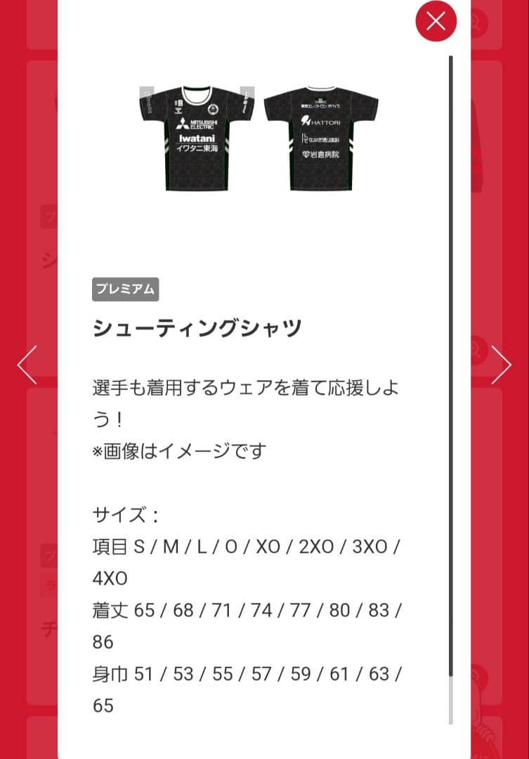 名古屋ダイヤモンドドルフィンズ　シューティングシャツ　Lサイズ