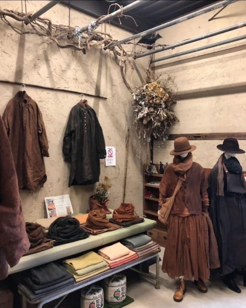 佐野洋装店 ヨーロッパリネン ロングワンピース