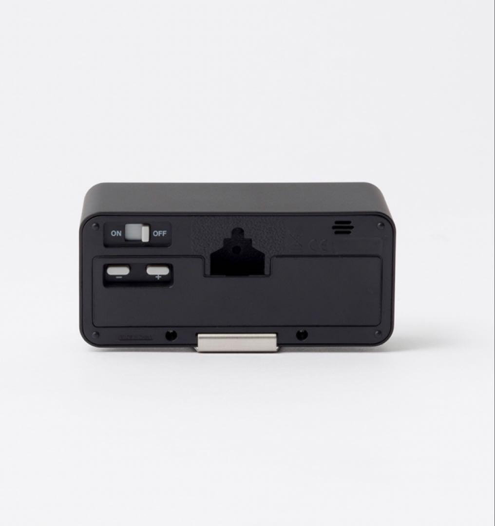 新品★無印良品★ デジタル時計・小 ブラック muji 時計