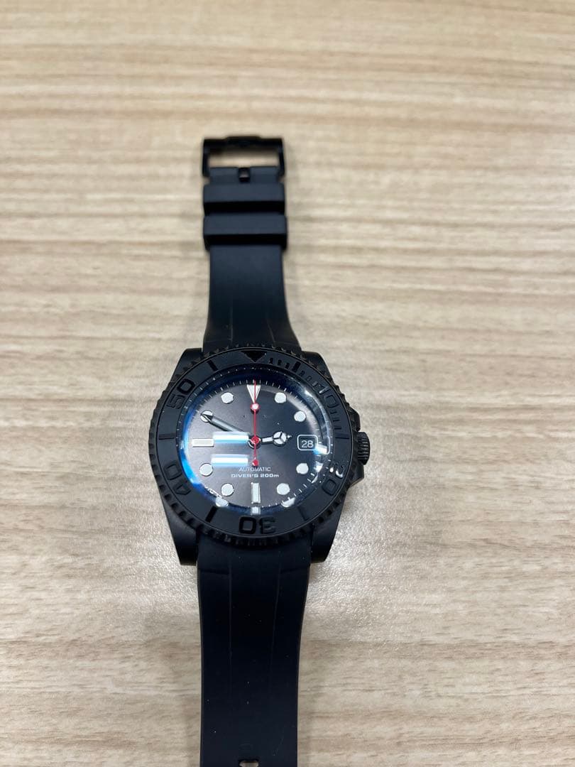 ジャンク品‼️自動巻き ブラック箱無し