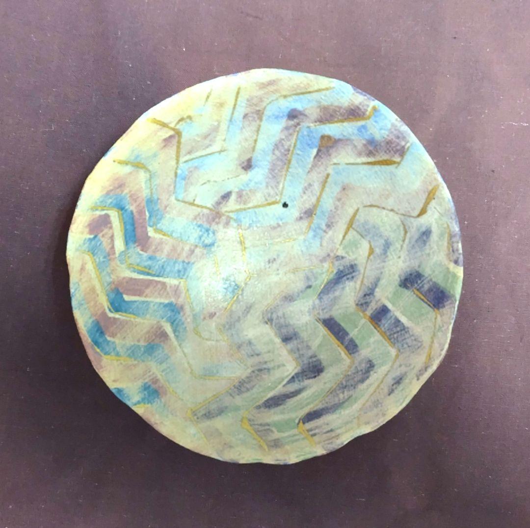 金彩文平碗 (杉浦康益 作) 未使用 新品同様