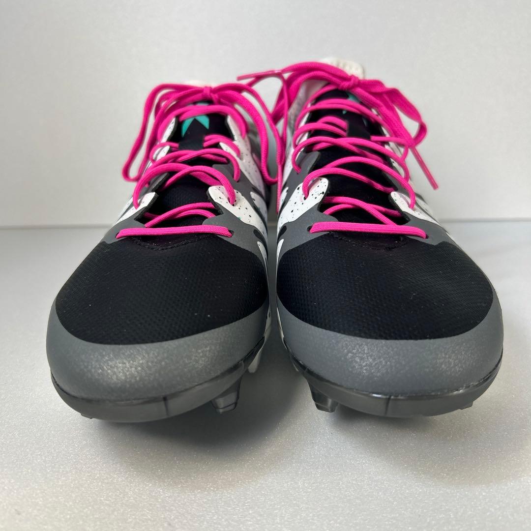 【極美品】adidas サッカースパイク X15.2 黒 ピンク 26.0