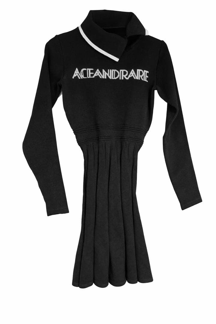 【エースアンドレア】ブラック ワンピース 158T 完売品