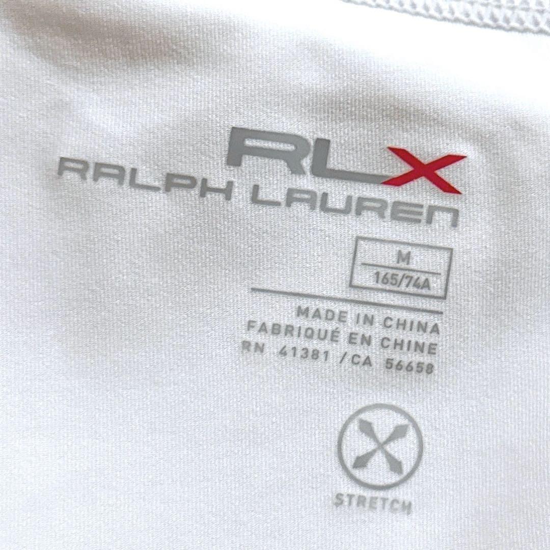 【ラルフローレン】RLX ゴルフ モノトーン フラワー花柄 スカート M 白×黒