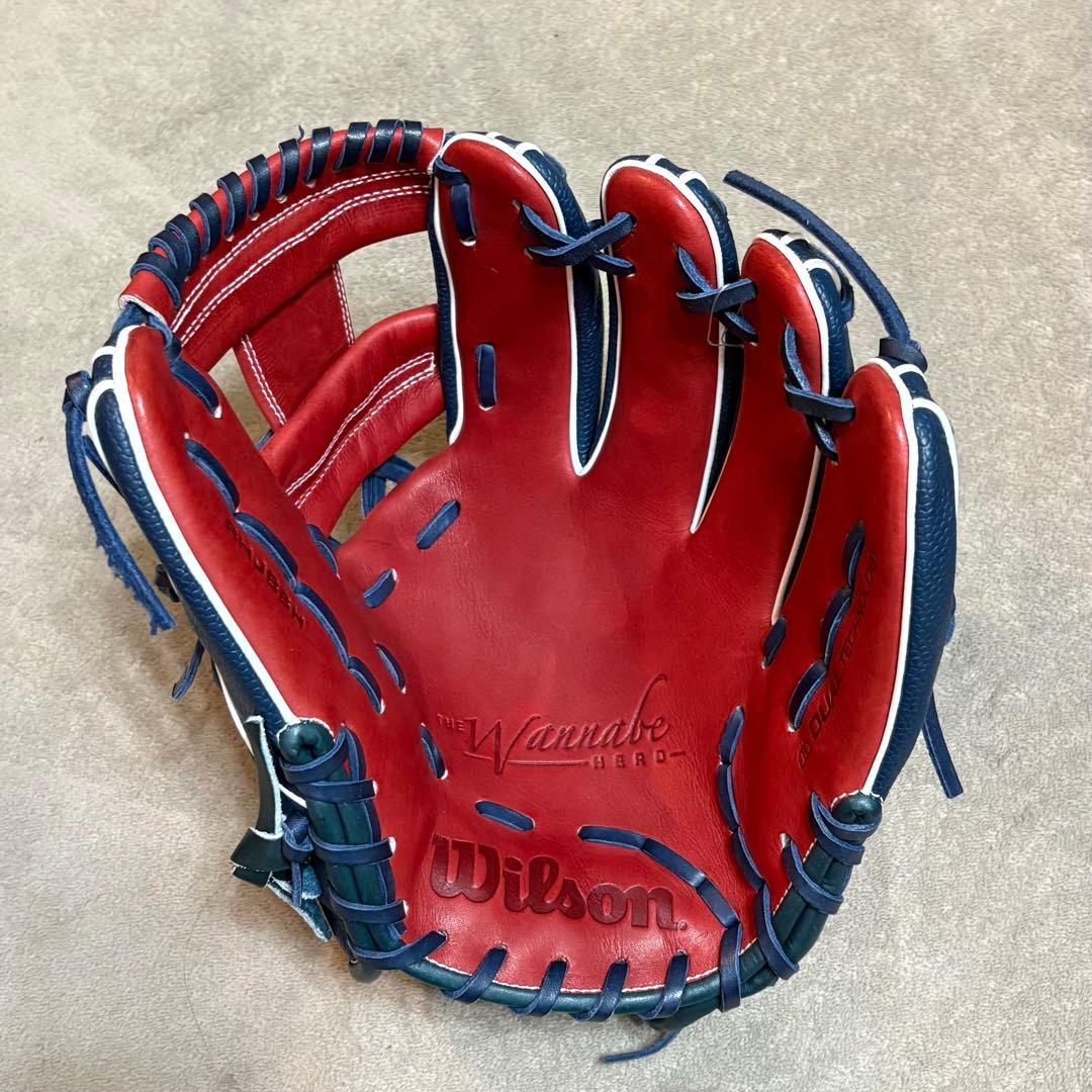 ジ*ン様 【新品】86型 Wilson ワナビーヒーロー 軟式 内野用 グラブ