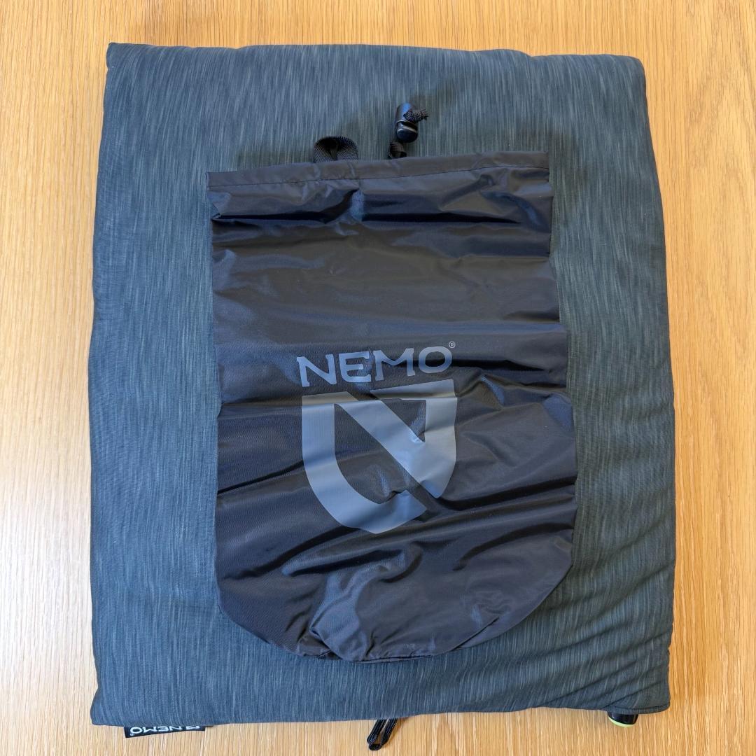 ★新品 NEMO Fillo King 高級キャンプ枕 385g
