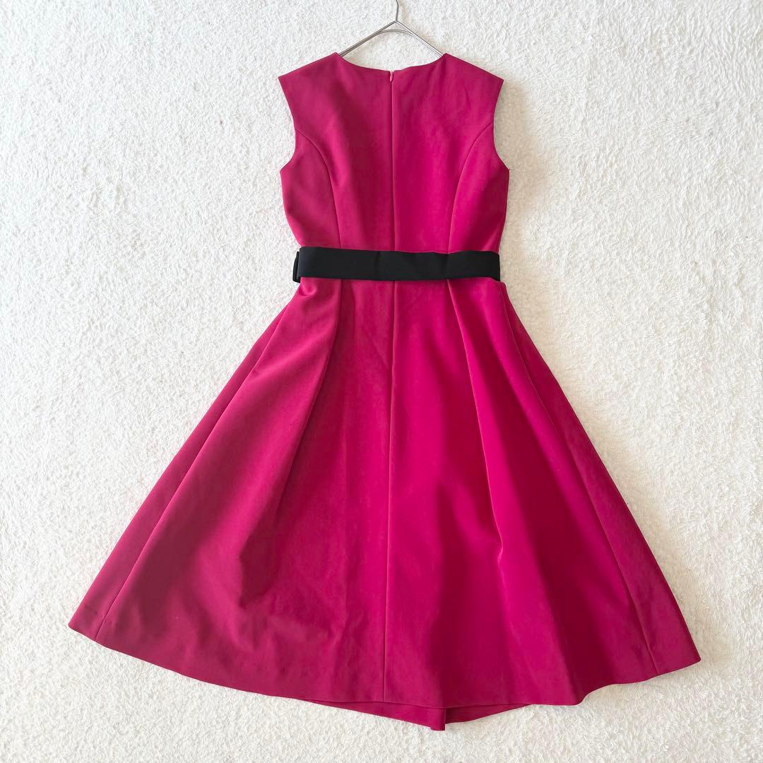 定価3.9万円 グレースクラス オケージョンドレス ワンピース リボン 36