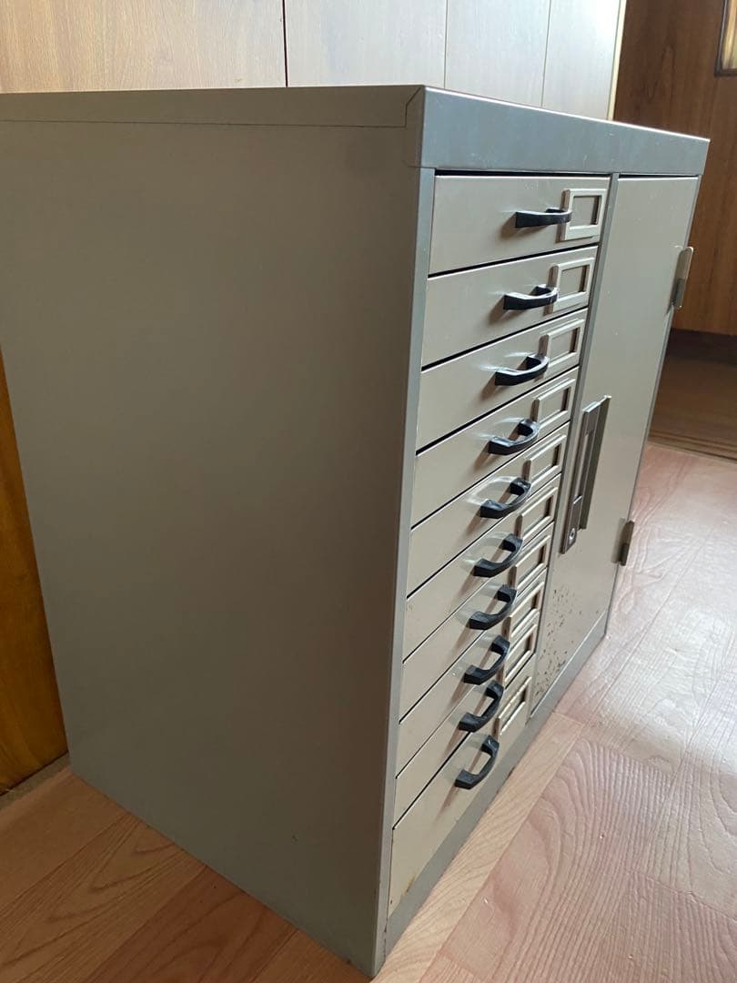 カルテラック　カルテ棚　レターラック　 収納棚　書類棚　レターケース　昭和レトロ